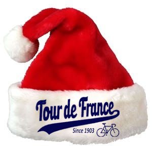 Tour Funny Cycling Tour  France Cycling Fan Premium Christmas Santa Hat