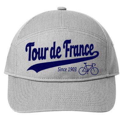 Tour Funny Cycling Tour  France Cycling Fan 7-Panel Snapback Hat