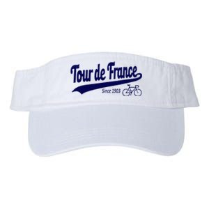 Tour Funny Cycling Tour  France Cycling Fan Valucap Bio-Washed Visor