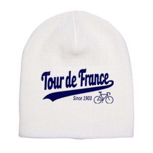 Tour Funny Cycling Tour  France Cycling Fan Short Acrylic Beanie