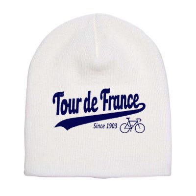 Tour Funny Cycling Tour  France Cycling Fan Short Acrylic Beanie