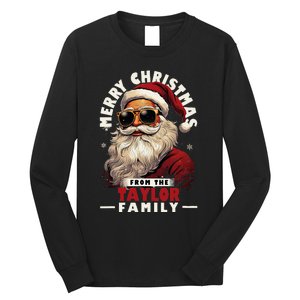 T.aylor Family Christmas Costume Santa Matching Xmas Party  Long Sleeve Shirt