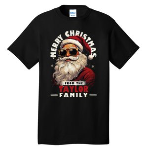 T.aylor Family Christmas Costume Santa Matching Xmas Party  Tall T-Shirt