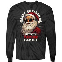 T.aylor Family Christmas Costume Santa Matching Xmas Party  Tie-Dye Long Sleeve Shirt