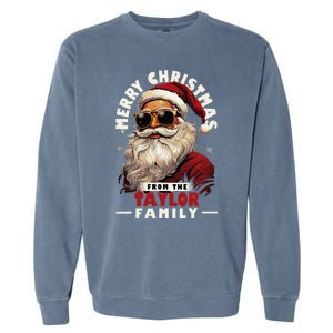 T.aylor Family Christmas Costume Santa Matching Xmas Party  Garment-Dyed Sweatshirt