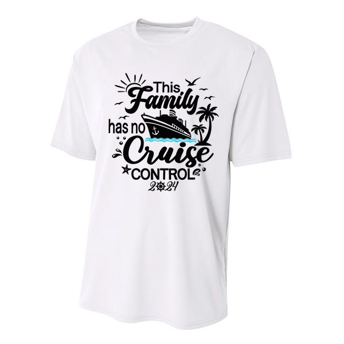 This Family Cruise Has No Control 2024 Performance Sprint T-Shirt