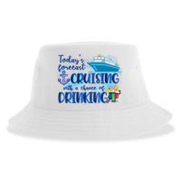 Today's Forecast Cruising With A Chance Of Drinking Sustainable Bucket Hat