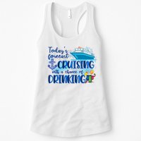 Today's Forecast Cruising With A Chance Of Drinking Womens Tank Top