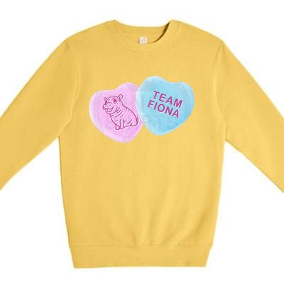 Team Fiona Candy Hearts Premium Crewneck Sweatshirt