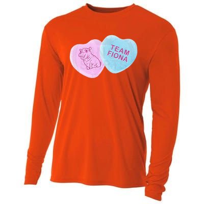 Team Fiona Candy Hearts Cooling Performance Long Sleeve Crew