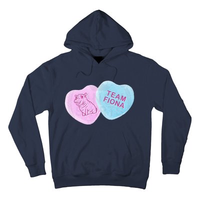 Team Fiona Candy Hearts Hoodie