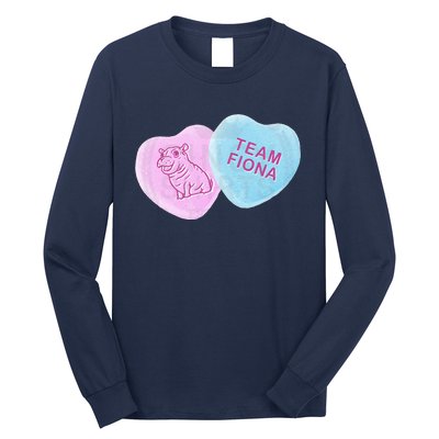 Team Fiona Candy Hearts Long Sleeve Shirt