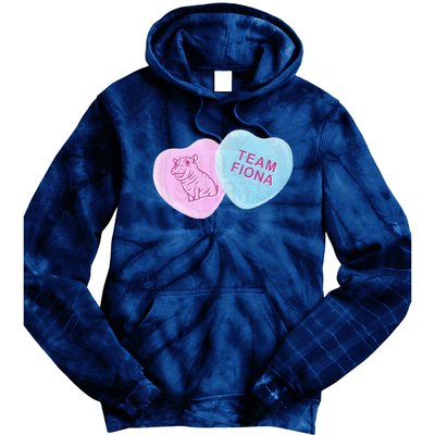 Team Fiona Candy Hearts Tie Dye Hoodie