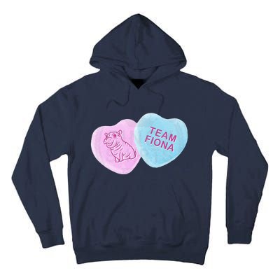 Team Fiona Candy Hearts Tall Hoodie