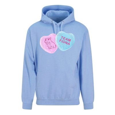 Team Fiona Candy Hearts Unisex Surf Hoodie