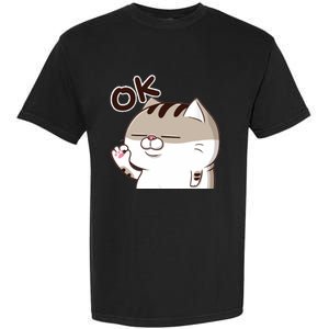 The Fat Cat, Ami Fat Cat OKOK, Funny Cat Garment-Dyed Heavyweight T-Shirt