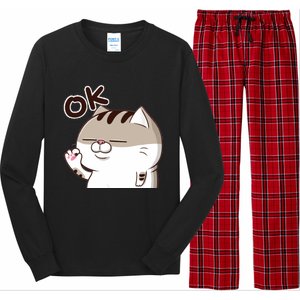 The Fat Cat, Ami Fat Cat OKOK, Funny Cat Long Sleeve Pajama Set