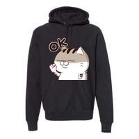 The Fat Cat, Ami Fat Cat OKOK, Funny Cat Premium Hoodie