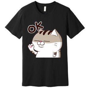 The Fat Cat, Ami Fat Cat OKOK, Funny Cat Premium T-Shirt