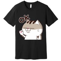 The Fat Cat, Ami Fat Cat OKOK, Funny Cat Premium T-Shirt