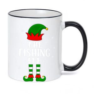 The Fishing Christmas Party Matching Family Xmas Gift 11oz Black Color Changing Mug