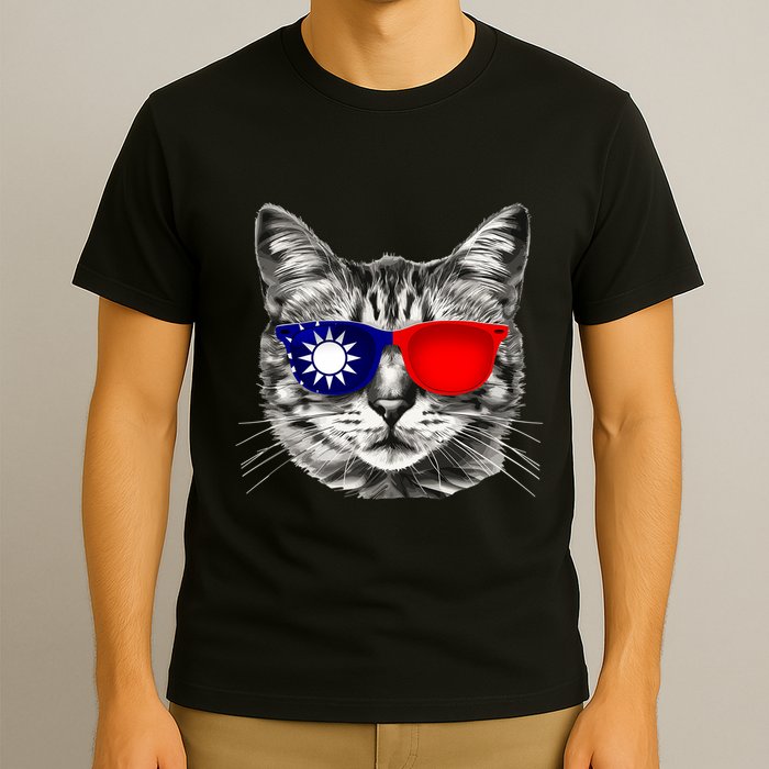 Taiwanese Flag Cat Owner Souvenirs T-Shirt