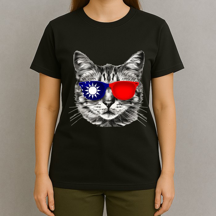 Taiwanese Flag Cat Owner Souvenirs T-Shirt