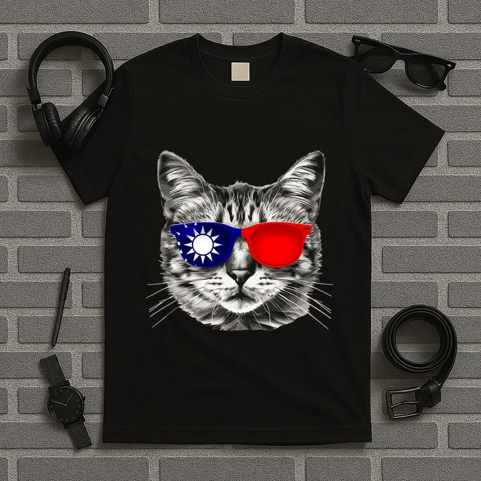 Taiwanese Flag Cat Owner Souvenirs T-Shirt