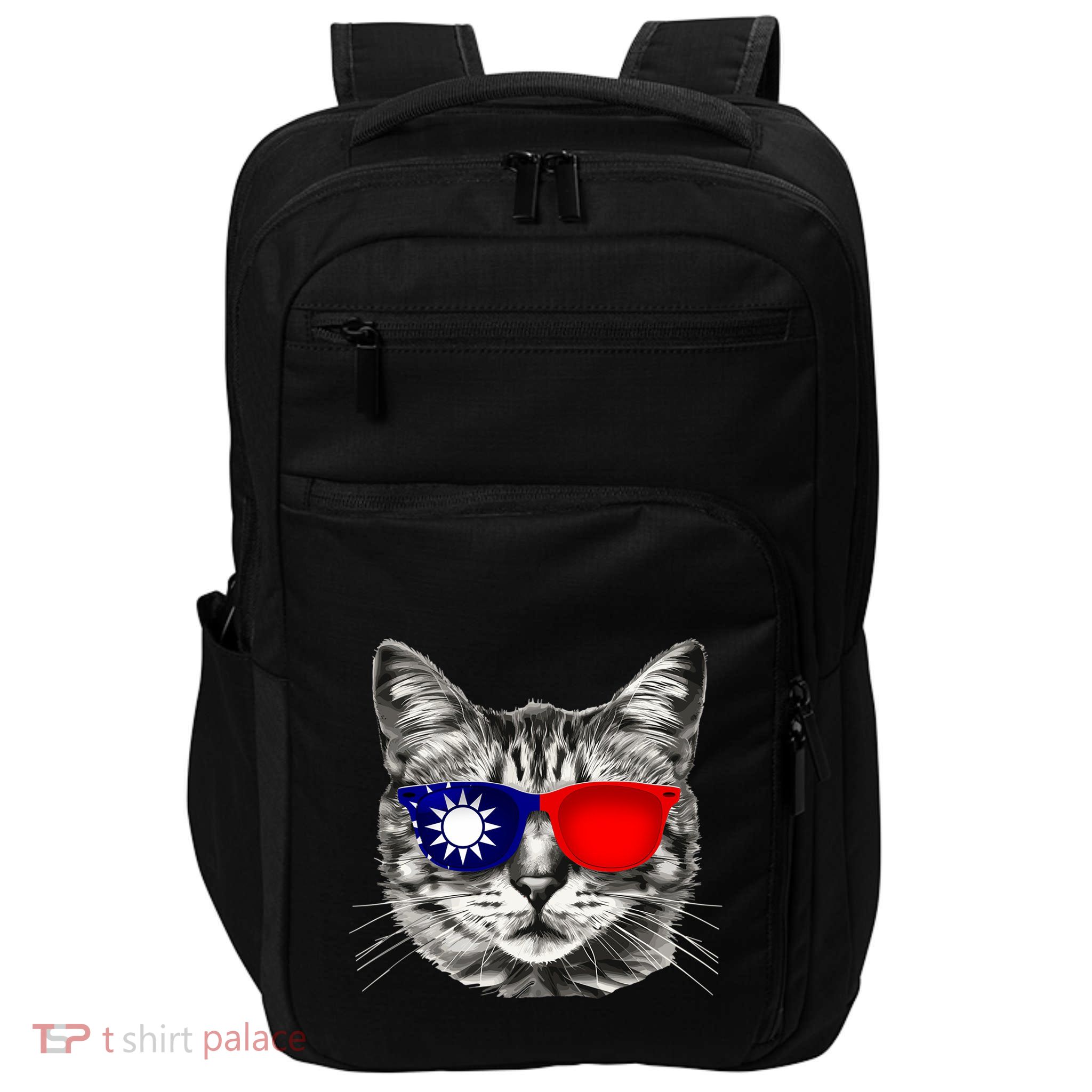 Taiwanese Flag Cat Owner Souvenirs Impact Tech Backpack