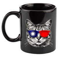 Taiwanese Flag Cat Owner Souvenirs 11oz C Handle Ceramic Mug