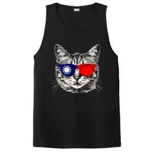 Taiwanese Flag Cat Owner Souvenirs PosiCharge Competitor Tank