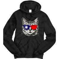 Taiwanese Flag Cat Owner Souvenirs Tie Dye Hoodie