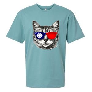 Taiwanese Flag Cat Owner Souvenirs Sueded Cloud Jersey T-Shirt