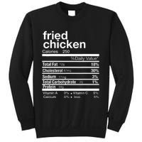 Thanksgiving Fried Chicken Nutrition Matching Family Sweatshirt