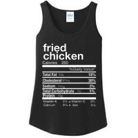 Thanksgiving Fried Chicken Nutrition Matching Family Ladies Essential Tank