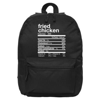 Thanksgiving Fried Chicken Nutrition Matching Family 16 in Basic Backpack