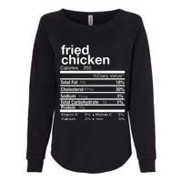 Thanksgiving Fried Chicken Nutrition Matching Family Womens California Wash Sweatshirt