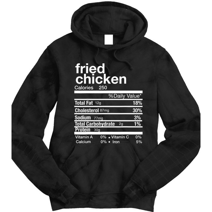 Thanksgiving Fried Chicken Nutrition Matching Family Tie Dye Hoodie