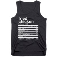 Thanksgiving Fried Chicken Nutrition Matching Family Tank Top