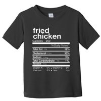 Thanksgiving Fried Chicken Nutrition Matching Family Toddler T-Shirt