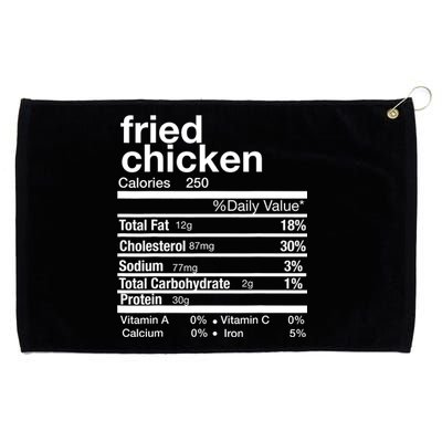 Thanksgiving Fried Chicken Nutrition Matching Family Grommeted Golf Towel