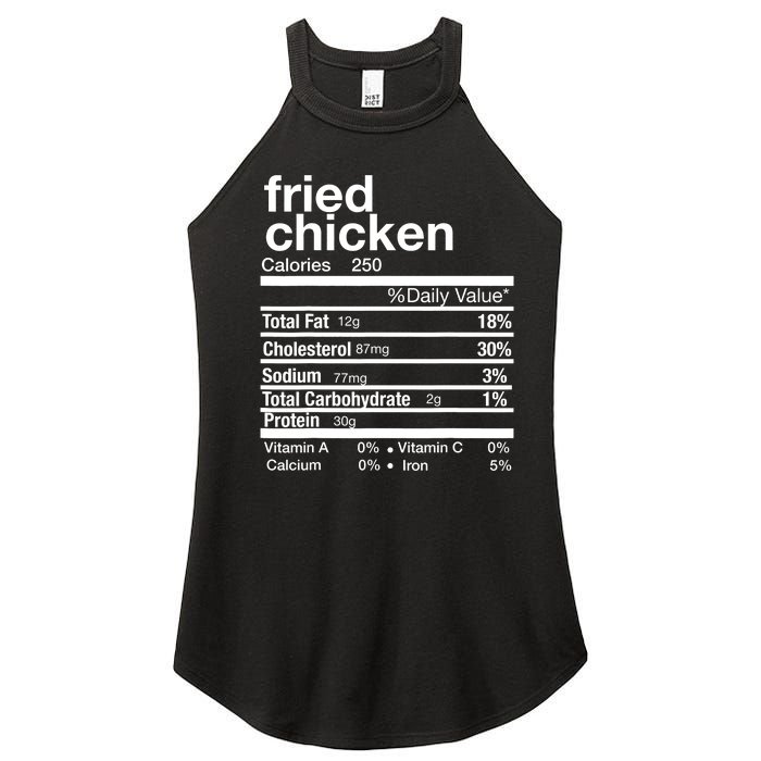 Thanksgiving Fried Chicken Nutrition Matching Family Women's Perfect Tri Rocker Tank