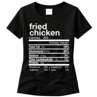 Thanksgiving Fried Chicken Nutrition Matching Family Women's T-Shirt