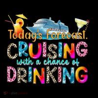 TodayS Forecast Cruising With A Chance Of Drinking Cruise Flexfit Unipanel Trucker Cap