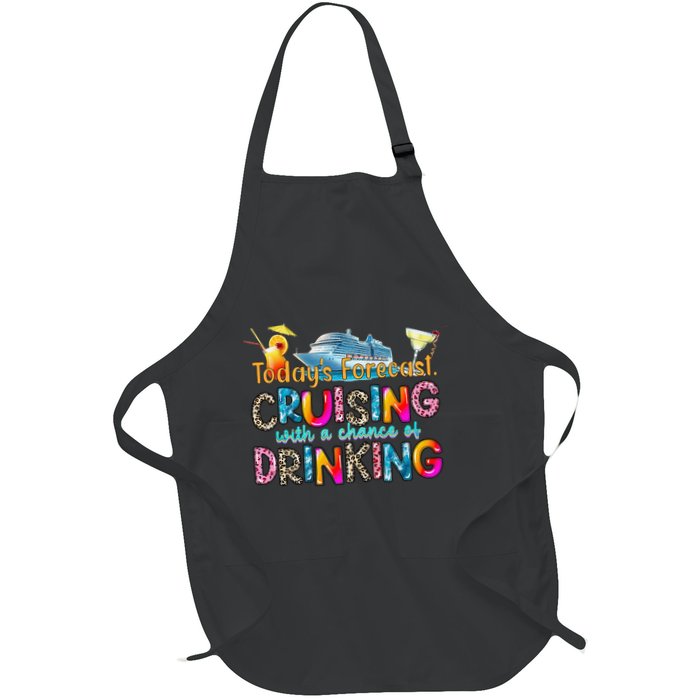 TodayS Forecast Cruising With A Chance Of Drinking Cruise Apron