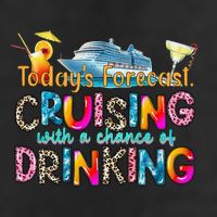TodayS Forecast Cruising With A Chance Of Drinking Cruise Microfiber Hand Towel