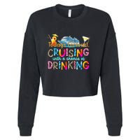 TodayS Forecast Cruising With A Chance Of Drinking Cruise Cropped Pullover Crew