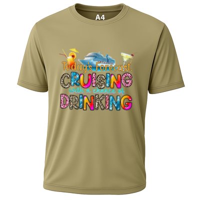 TodayS Forecast Cruising With A Chance Of Drinking Cruise Performance Shirt