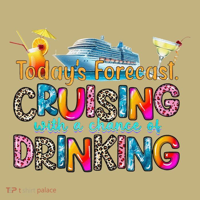 TodayS Forecast Cruising With A Chance Of Drinking Cruise Sustainable Beanie