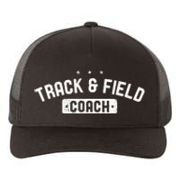 Track Field Coach Vintage Track Field Yupoong Adult 5-Panel Trucker Hat